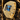 Pave crystal square watch, gold finish with blue dial