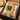 Gold pave crystal square watch presented in a luxury gift box