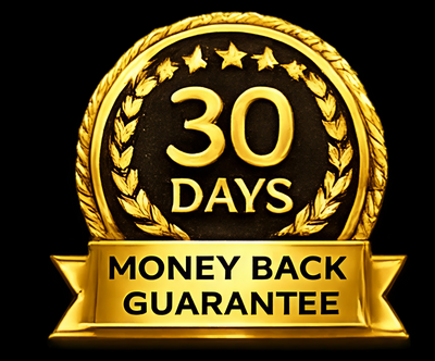 MONEY BACK                GUARANTEE