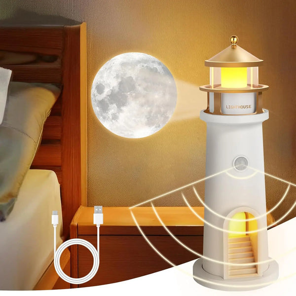 Floating Lighthouse Lamp – Ambient Night Light