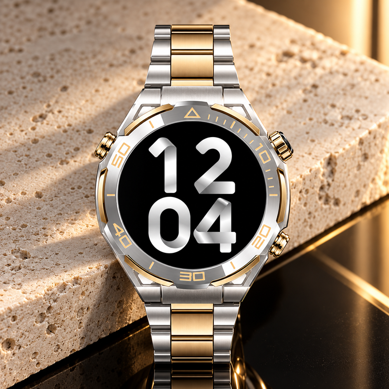 AMOLED Sports Smart Watch - Silver