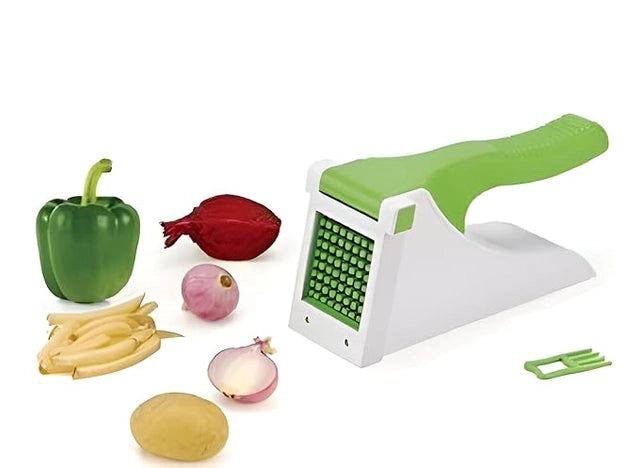 Heavy Duty Vegetable Manual Chopper & Chipper with Container