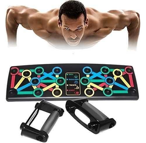 14-in-1 Push Up Board - Multi-Position Workout Bar for Home Gym