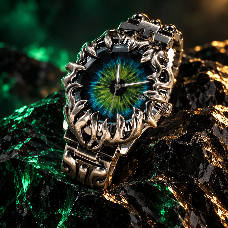 Dragon Eye Watch - Green Dial