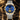 Multi-Dial Steel Watch - Two-Tone Gold Blue Dial