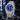 Men's Crystal Pavé Watch - Silver/Blue