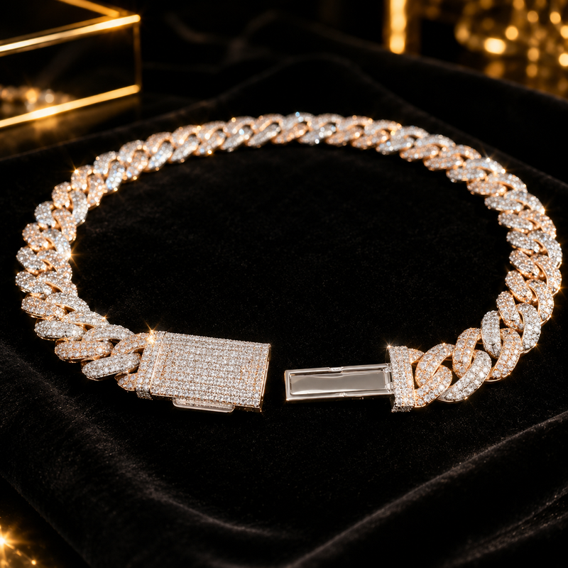 Micro Pavé Crystal Chain Necklace