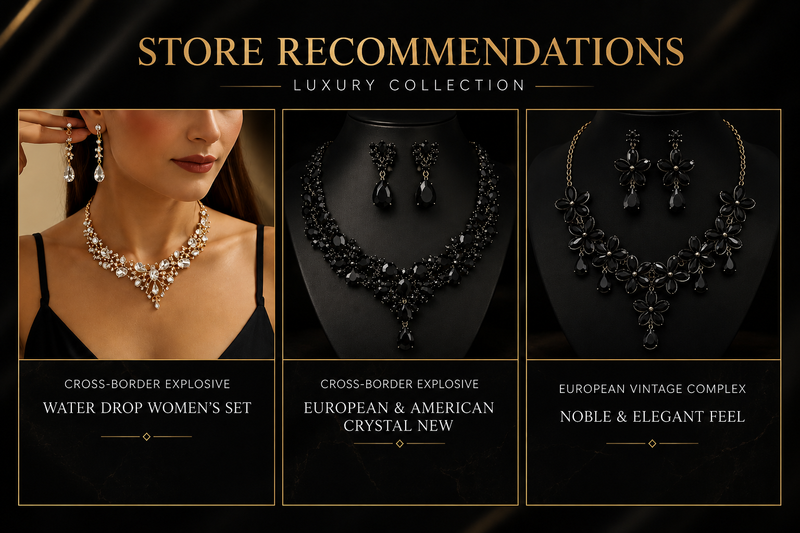 Rhinestone Jewelry Set