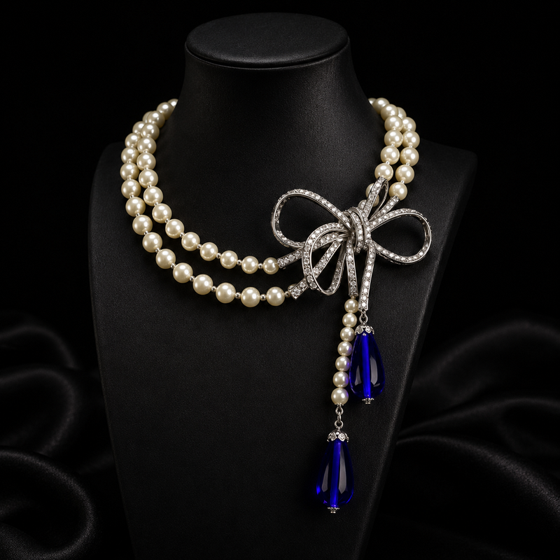 Luxe Bowknot Pearl Jewelry Collection