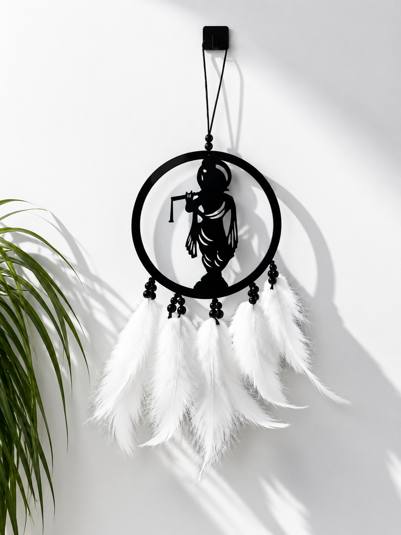 Handmade Car & Wall Hanging Decorative Showpiece – 22 cm Fabric Multicolor
