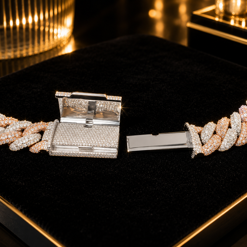 Micro Pavé Crystal Chain Necklace