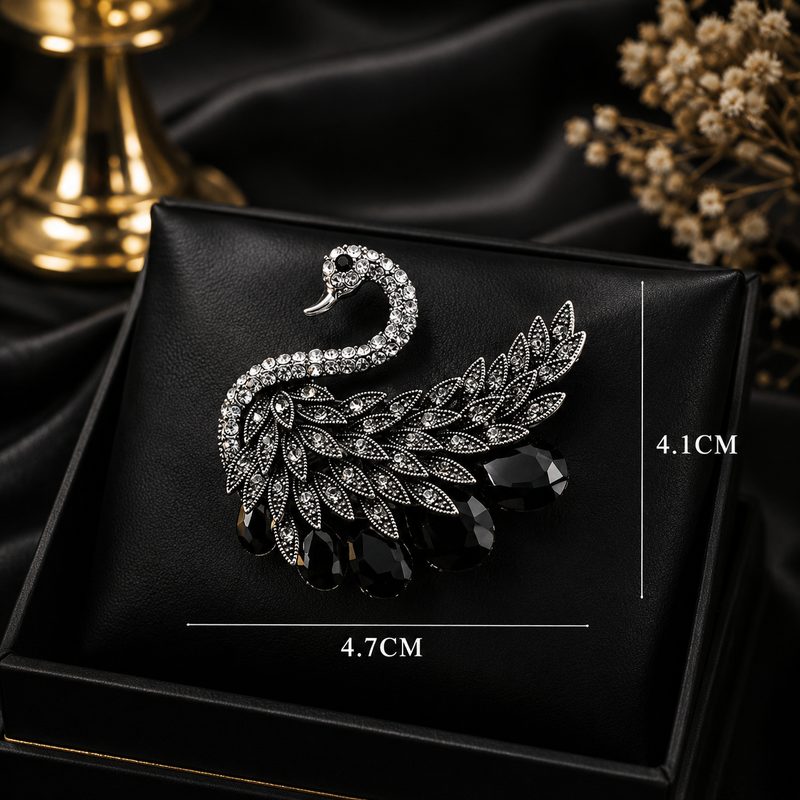 Vintage Swan Brooch
