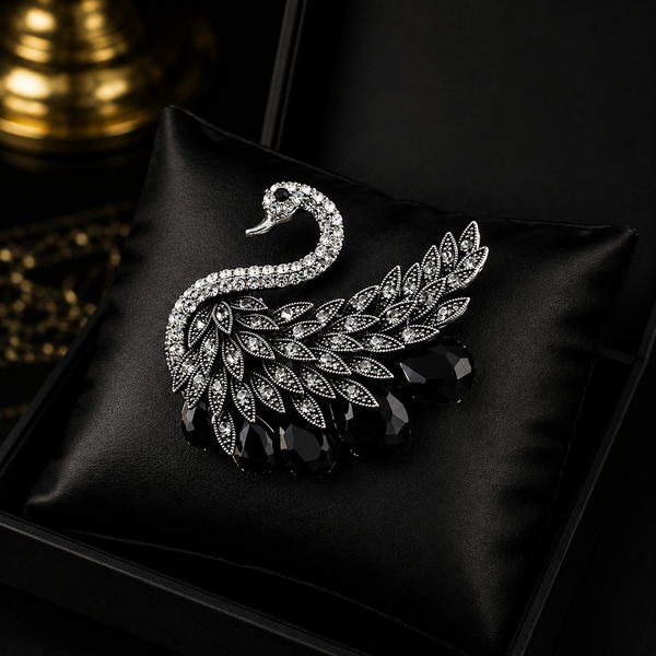Vintage Swan Brooch