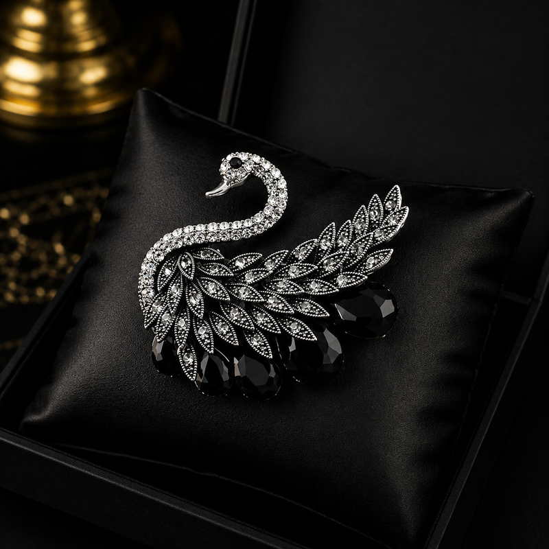 Vintage Swan Brooch