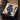 Rotating wheel dial watch, blue mesh strap and blue case, gift box