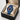 Rotating wheel dial watch, blue steel bracelet and blue case, gift box