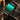 Square Dial Business Watch - All Black Green Dial
