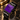 Square Dial Business Watch - All Black Purple Dial