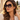 Oversized Square Gradient Sunglasses — worn lifestyle